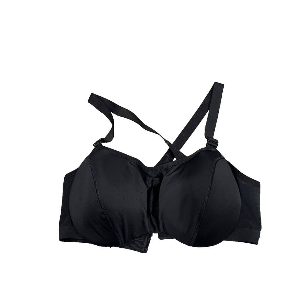 Nola black mesh overlay sports bra Size 38 DDD A003216